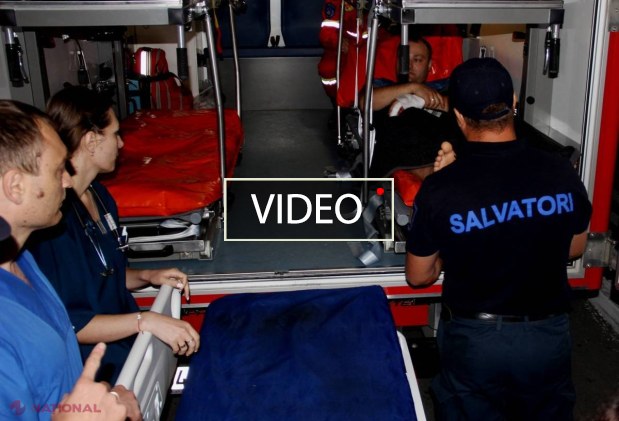 VIDEO // Victimele accidentului rutier din Ucraina au fost aduse de SMURD la Chișinău
