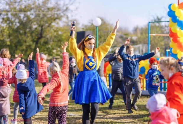Deputata Platformei Parlamentare „Pentru Moldova”, Eleonora Graur, a amenajat un teren de joacă pentru copii