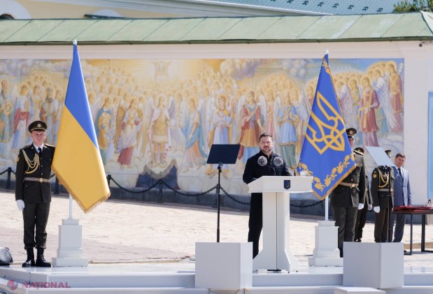 GALERIE FOTO // „Bombele nu pot transforma demnitatea în supunere” – Mesajul emoționant al Maiei Sandu pentru poporul ucrainean cu ocazia Zilei Statalității Ucrainei