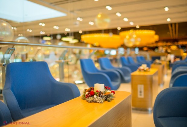 GALERIE FOTO // Start sărbătorilor de iarnă la Aeroportul Internațional Chișinău. Călătorii nimeresc într-o lume a BASMELOR odată ce pășesc pragul AIC