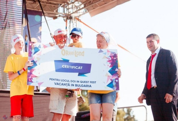 FOTO // La „OrheiLand” a fost organizat cel mai grandios eveniment pentru familii: „Quest-Fest”. Trei familii au câștigat sejururi în Turcia și Bulgaria