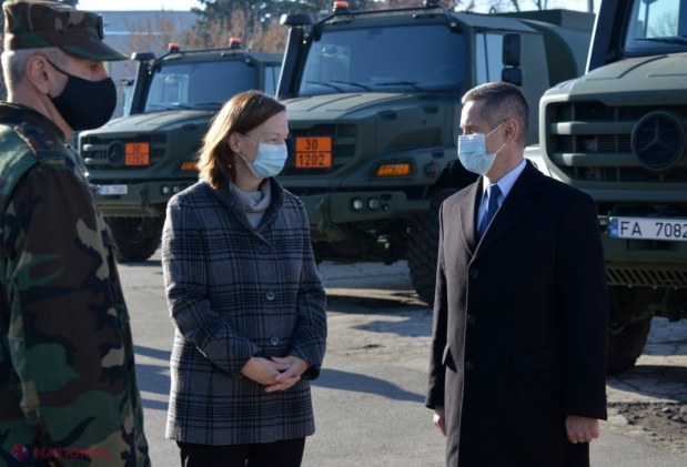 FOTO // Germania a DONAT ARMATEI din R. Moldova tehincă și echipament în valoare de 1,5 milioane de euro
