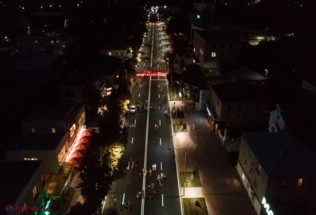 FOTO // Ilan Șor a inaugurat strada principală din Orhei, după ce aceasta a fost REPARATĂ capital
