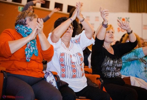 FOTO // „Sute de moldoveni din diaspora italiană au mulțumit Partidului „ȘOR” pentru concertul din Veneția”