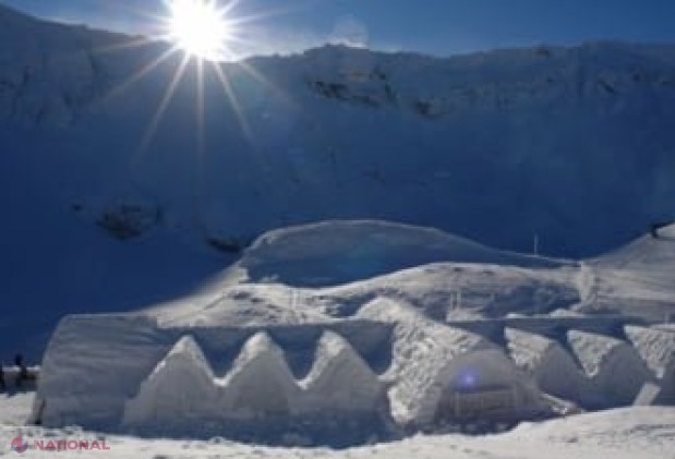 FOTO // Un nou obiectiv turistic pe harta României. Când va fi gata Hotelul de Gheață de la Bâlea Lac, UNICUL de acest fel din Europa de Sud-Est