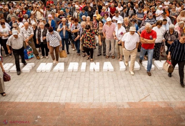 Protest de amploare în fața Președinției R. Moldova. Manifestanții au cerut încetarea presiunilor la adresa Partidului „ȘOR” și eliberarea Marinei Tauber din penitenciar