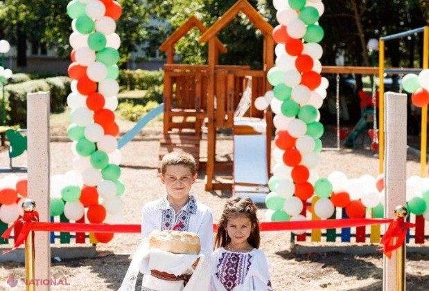 FOTO // În alte două sate au fost inaugurate terenuri de joacă pentru copii, în cadrul proiectului lansat de Partidului „ȘOR”
