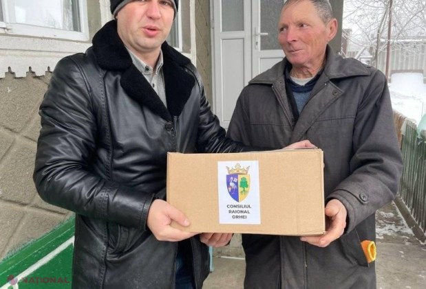 FOTO // Peste 8 000 de pensionari din Orhei au primit DARURI de la echipa lui Ilan Șor, cu ocazia sărbătorilor de iarnă