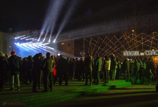 VIDEO, FOTO // REVELION cu focuri de ARTIFICII spectaculoase la Târgul de Crăciun. Cei prezenți au asistat la un concert susținut de „Gândul Mâței”, „Brio Sonores”, „Noroc” și Vali Boghean Band