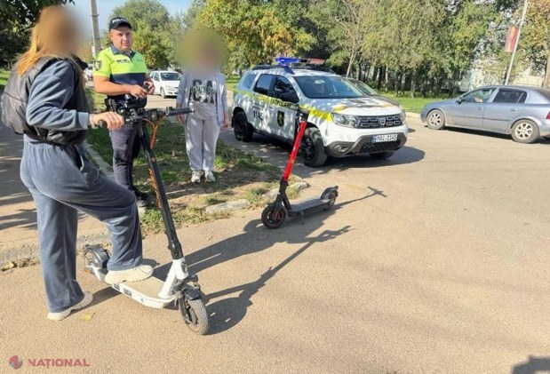 Conducătorii de trotinete și biciclete, pericol pe drumurile publice: Aproape 740 de încălcări, documentate de Poliție într-o săptămână
