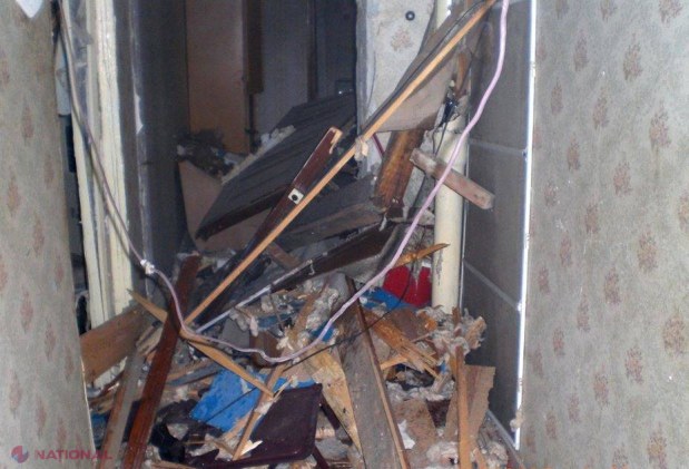 FOTO // EXPLOZIE într-un bloc din Cantemir. Un minor este în stare GRAVĂ
