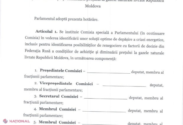 DOC // Partidul „ȘOR” solicită SUPORTUL Blocului Comuniștilor și Socialiștilor pentru convocarea de URGENȚĂ a unei sesiuni extraordinare a Parlamentului. Formațiunea lui Șor insistă pe DEMITEREA Guvernului Gavrilița