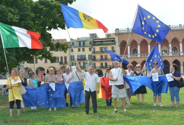 FOTO // Cum au sărbătorit moldovenii din diasporă semnarea Acordului de Asociere cu UE