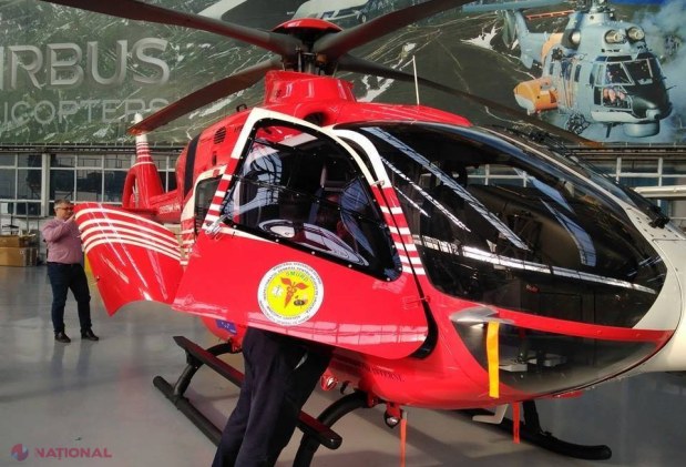 România mai pune la dispoziția R. Moldova un ELICOPTER SMURD pentru operațiuni de salvare: A fost asamblat la Brașov