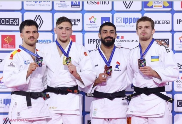 Aur pentru R. Moldova la Campionatul European de JUDO din Franța. Campionul Denis Vieru se numără printre FAVORIȚI la Jocurile Olimpice de la Paris 2024