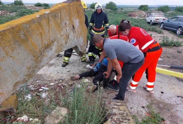 O placă din beton a căzut peste un bărbat de 42 de ani la Edineț: Cutia toracică a victimei, străpunsă de un obiect ascuțit