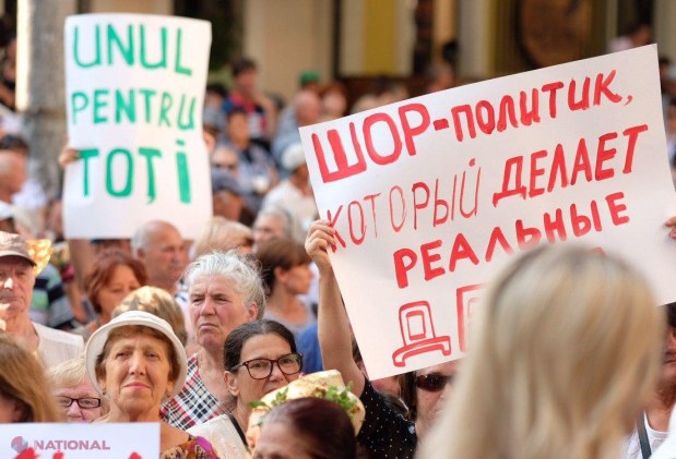 VIDEO, FOTO // Peste 5 mii de persoane participă la un miting în susținerea deputatului și președintelui Partidului „ȘOR”: „NU imixtiunii guvernării în actul de justiție”
