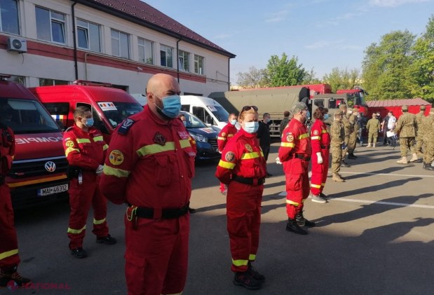 GALERIE FOTO, VIDEO // O echipă formată din 52 de medici din România a ajuns în R. Moldova, pentru a ajuta GRATUIT, timp de două săptămâni, la tratarea bolnavilor de COVID-19. AJUTOR de 3,5 MILIOANE de euro din partea României