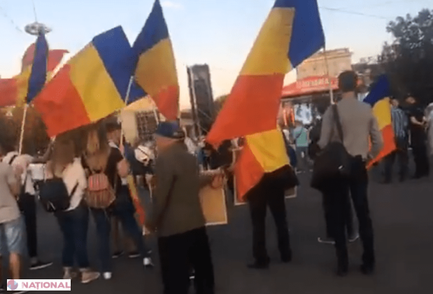 VIDEO // Tricolorul românesc la concertul de „eliberare” al lui Dodon: „Ocupanților, mergeți acasă!” 