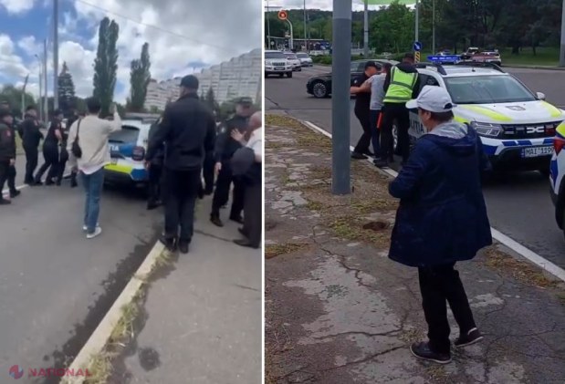 VIDEO // Avionul lui Antony Blinken a ATERIZAT pe AIC. O mână de susținători ai lui Șor s-au dat în spectacol la intrarea în Chișinău, pe drumul dinspre aeroport. O persoană a fost REȚINUTĂ și dusă la comisariat