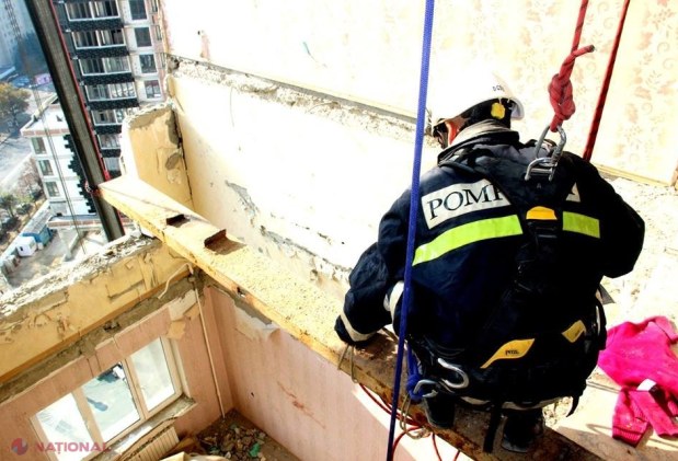 Salvatorii NU au găsit și alte victime sub dărâmături în BLOCUL GROAZEI de pe bd. Moldova: Molozul și construcțiile instabile, EVACUATE