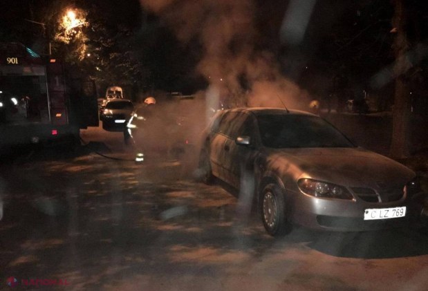 FOTO // Trei mașini au ARS în această dimineață în Chișinău