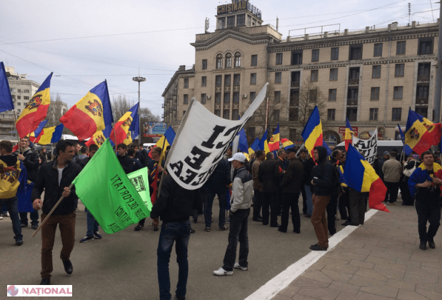FOTO // Protest la Chișinău împotriva OCUPAȚIEI rusești