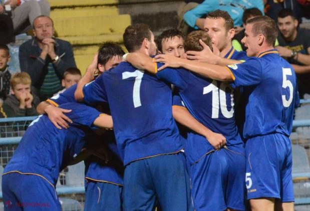 GALERIE FOTO, VIDEO // Vezi cum s-au bucurat „tricolorii” la golurile înscrise Muntenegrului