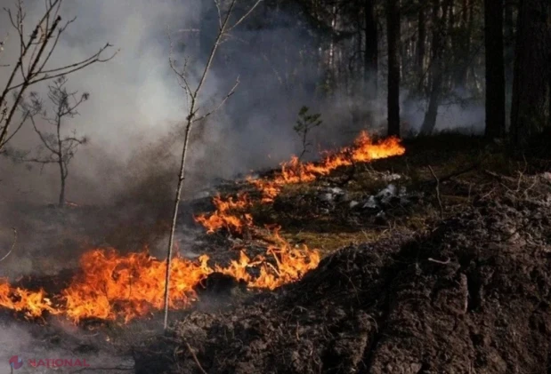 ULTIMA ORĂ // Explozie puternică la marginea satului Crocmaz. O dronă de luptă s-a prăbușit și a provocat un incendiu