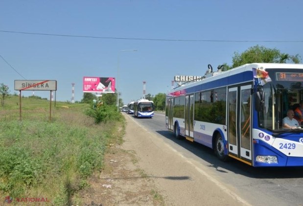 Cinci troleibuze FĂRĂ fir vor lega, de astăzi, o suburbie de centrul Chișinăului