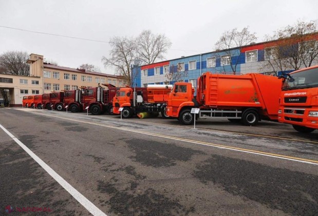 Zece autospeciale NOI pentru deszăpezire, în Chișinău: „KAMAZ”-uri procurate din Rusia