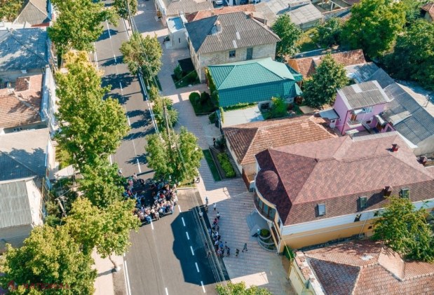 FOTO // Strada centrală din Orhei se află în plină modernizare. Prima porțiune a fost dată în EXPLOATARE