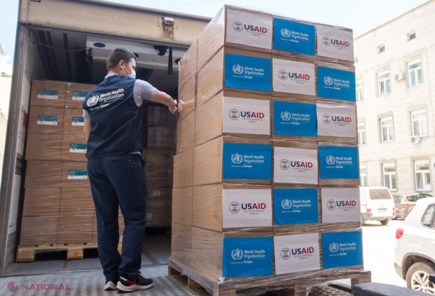 USAID și OMS, donație importantă pentru R. Moldova: O mașină cu dispozitiv de laborator care poate identifica virusul în timp real și seturi de reagenți și consumabile pentru a detecta COVID-19