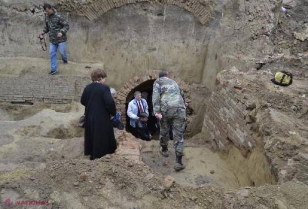 FOTO // Una dintre galeriile subterane descoperite la Cahul, DEMONTATĂ. Ce se va ÎNTÂMPLA cu cea de-a doua