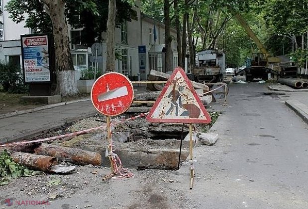 Trafic SUSPENDAT pe strada Lacului din capitală