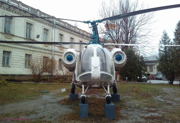Elicopterul din centrul Chișinăului