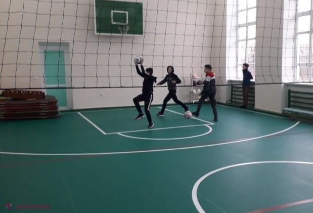 FOTO // Sala de sport a Gimnaziului de la Ivancea, Orhei, RENOVATĂ în cadrul unui proiect susținut de echipa lui Ilan Șor și BRD