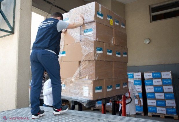 USAID și OMS, donație importantă pentru R. Moldova: O mașină cu dispozitiv de laborator care poate identifica virusul în timp real și seturi de reagenți și consumabile pentru a detecta COVID-19