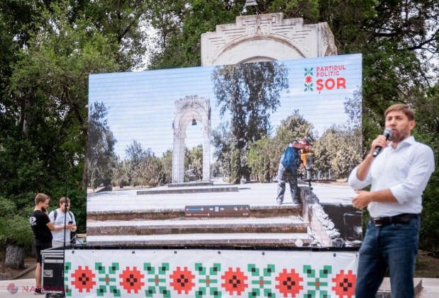 FOTO // La Taraclia s-a dat STARTUL reconstrucției capitale a PARCULUI central din oraș, la inițiativa lui Ilan Șor