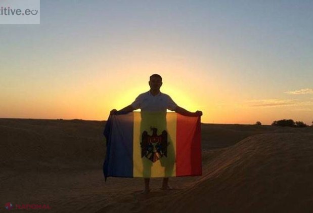 Drapelul R. Moldova, FLUTURAT în pustiul Sahara