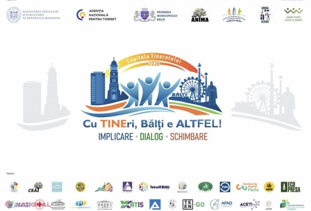 2.000.000 de lei pentru TINERI // Dan Perciun anunță startul competiției NAȚIONALE pentru titlul de „Capitala Tineretului 2027”. Ce localitate va deveni centrul național al noii generații?