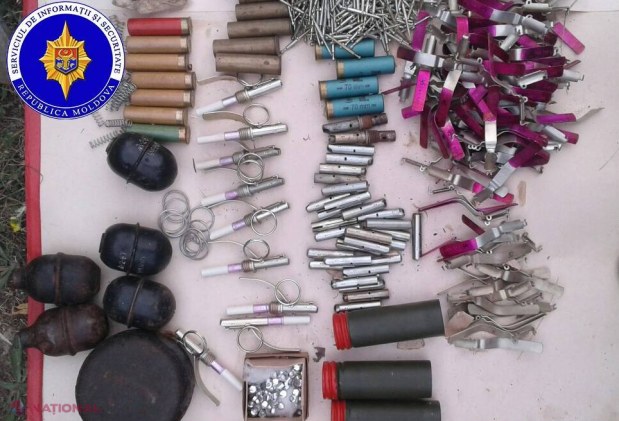 FOTO // Ofițerii SIS au descoperit un lot important de ARME DE FOC și MUNIȚII la un fost polițist