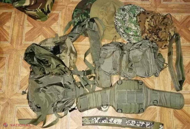 Echipament MILITAR, destinat „elementelor DIVERSIONISTE” din Balcani, depistat la frontiera moldo-română