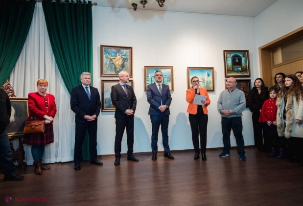 Expoziția „Orheiul Vechi”, vernisată la București cu participarea pictorilor de pe ambele maluri de Prut, un tribut în avans Zilei Culturii Românești și poetului Mihai Eminescu