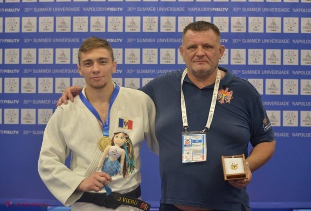 Medalie de AUR pentru R. Moldova la Universiada Mondială de la Napoli. Denis Vieru și-a adjudecat medalia după cinci victorii