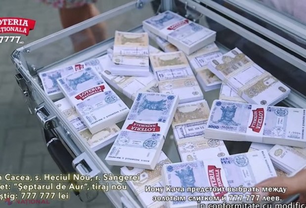 VIDEO // Un șofer de camion a câștigat 777 777 de lei cu noul bilet ”Șeptarul de Aur”