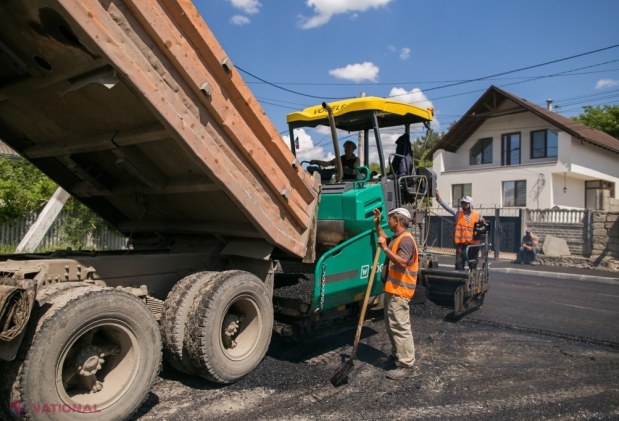 FOTO // Ilan Șor continuă modernizarea drumurilor din Orhei
