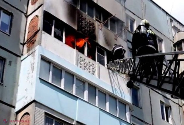 INCENDII la Bălți și Telenești. Un bărbat a MURIT