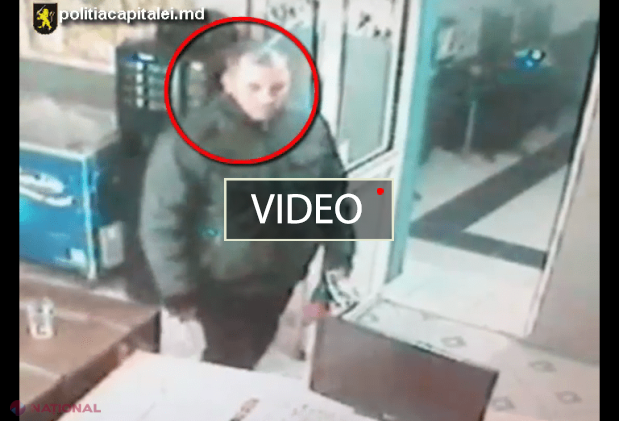 VIDEO // Un tânăr a oferit o „lecție” despre cum să FURI un laptop în doi timpi și trei miscări: Acum este căutat de Poliția din Chișinău