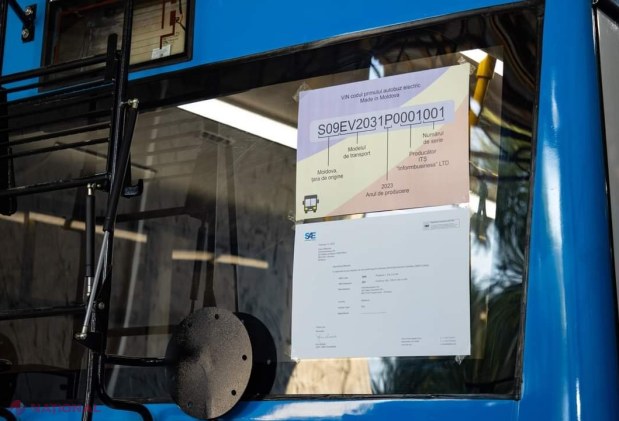 Primul autobuz ELECTRIC „made in Moldova